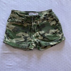 Camo Short Shorts